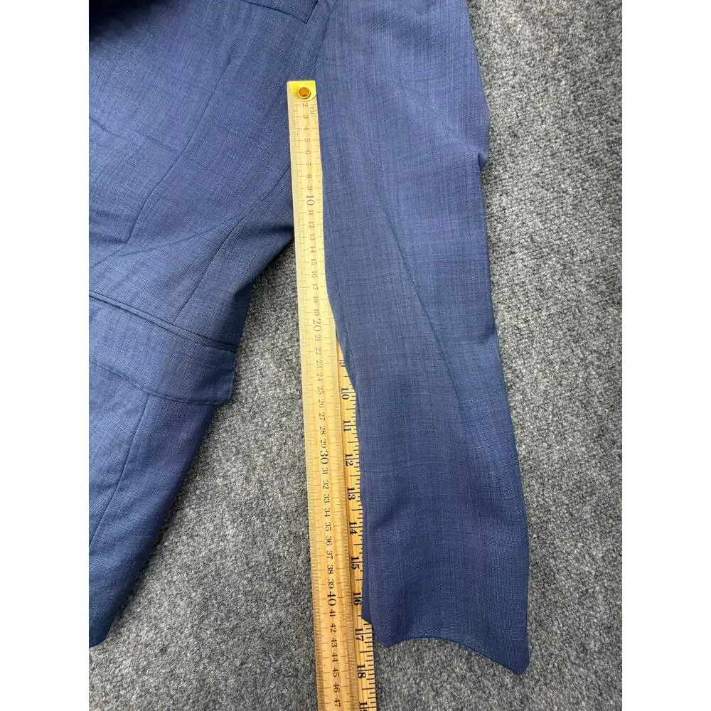Psycho Bunny Suit Mens 30 Blue Slim Fit Jacket/Pants Dillard’s Skull Lining